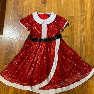 Sparkly Santa style dress
